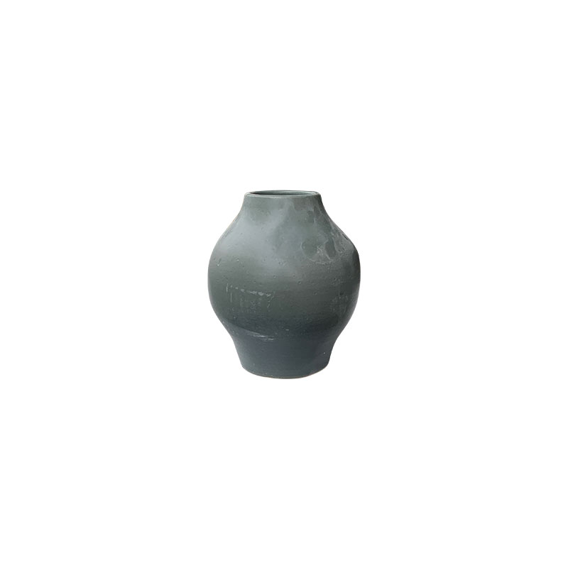 Cắm Hoa Tươi | Mờ | 3706 Bình Vuốt Tay 16x16x18 M8